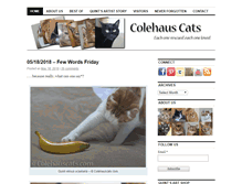 Tablet Screenshot of colehauscats.com